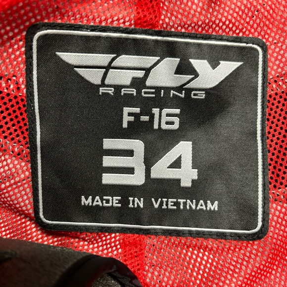 Fly Racing F-16 Racing Pants Red Black Gray White - Picture 8 of 8
